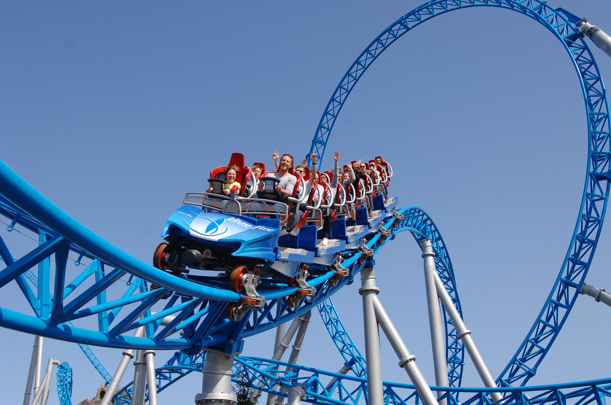 blue fire attraction europa park