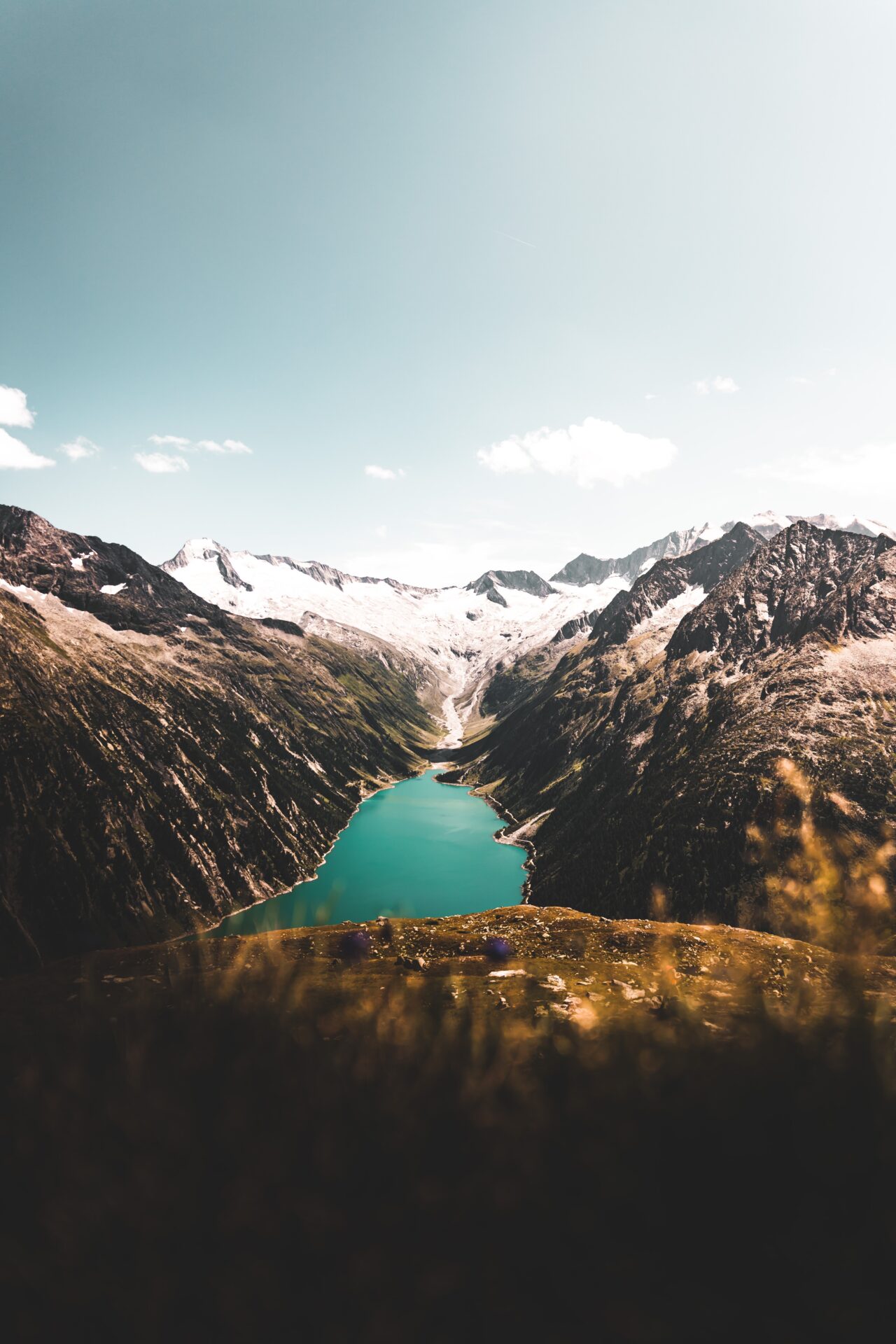 lac de montagne au tyrol