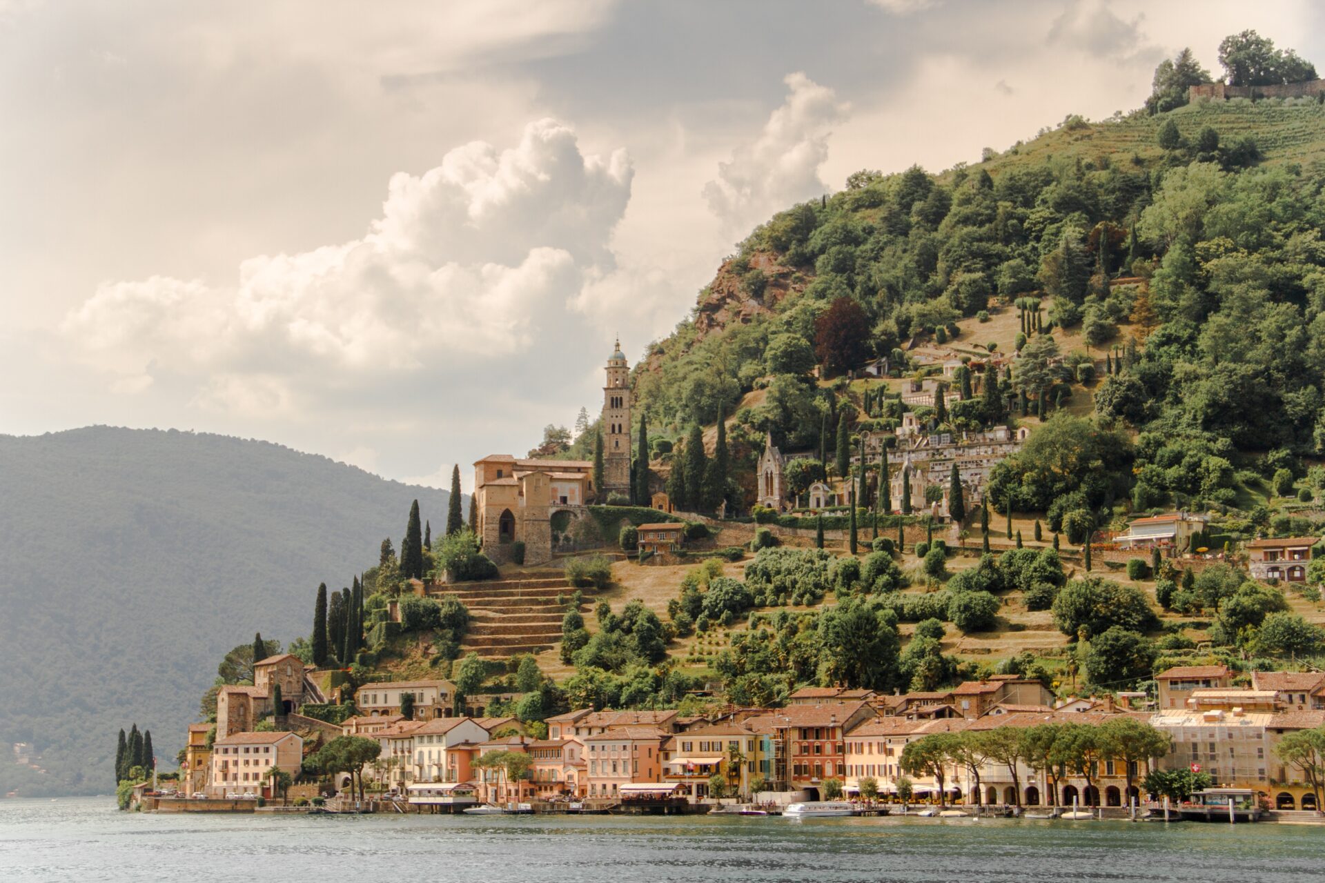 tourisme à morcote au tessin 