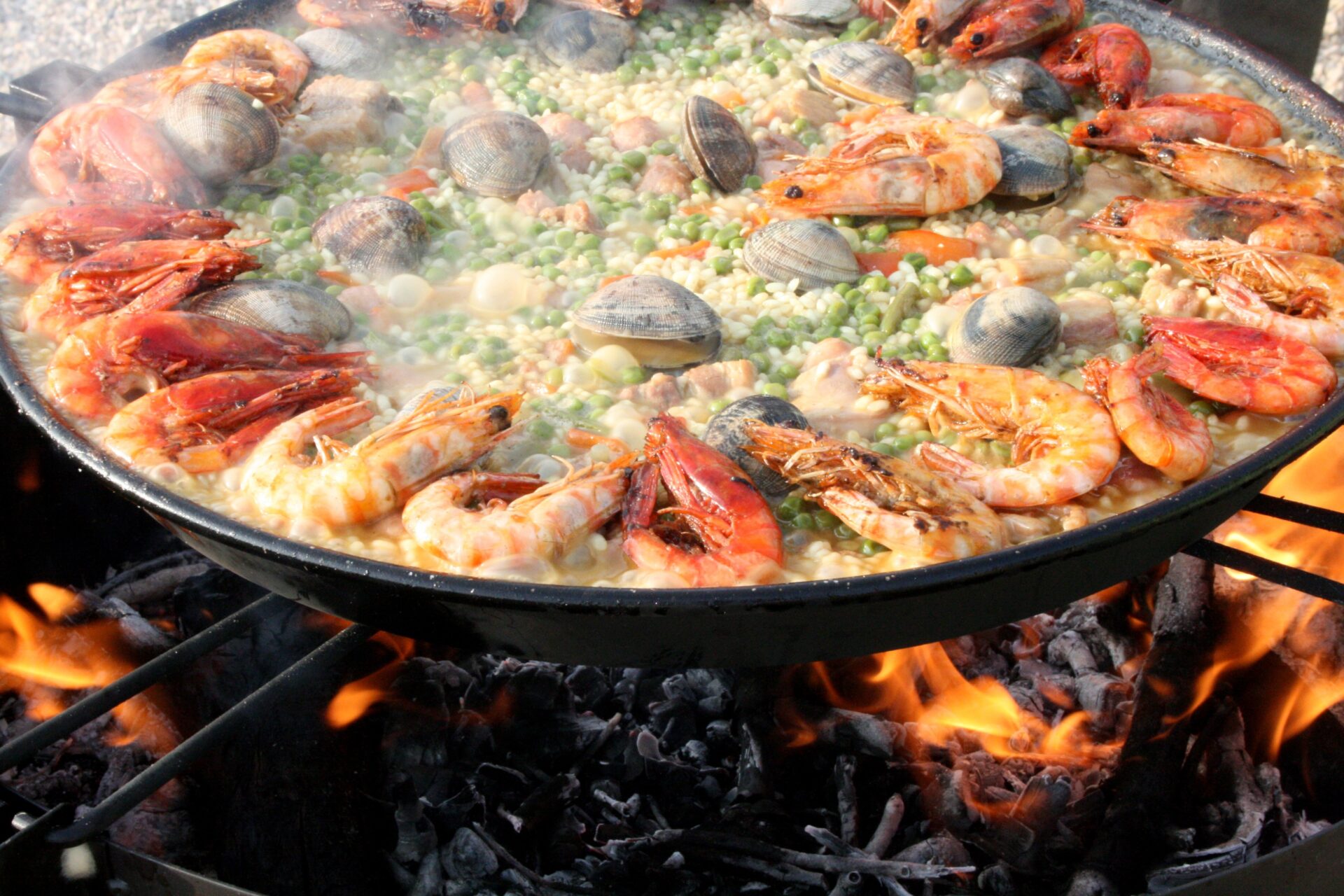 paella traditionnelle à majorque
