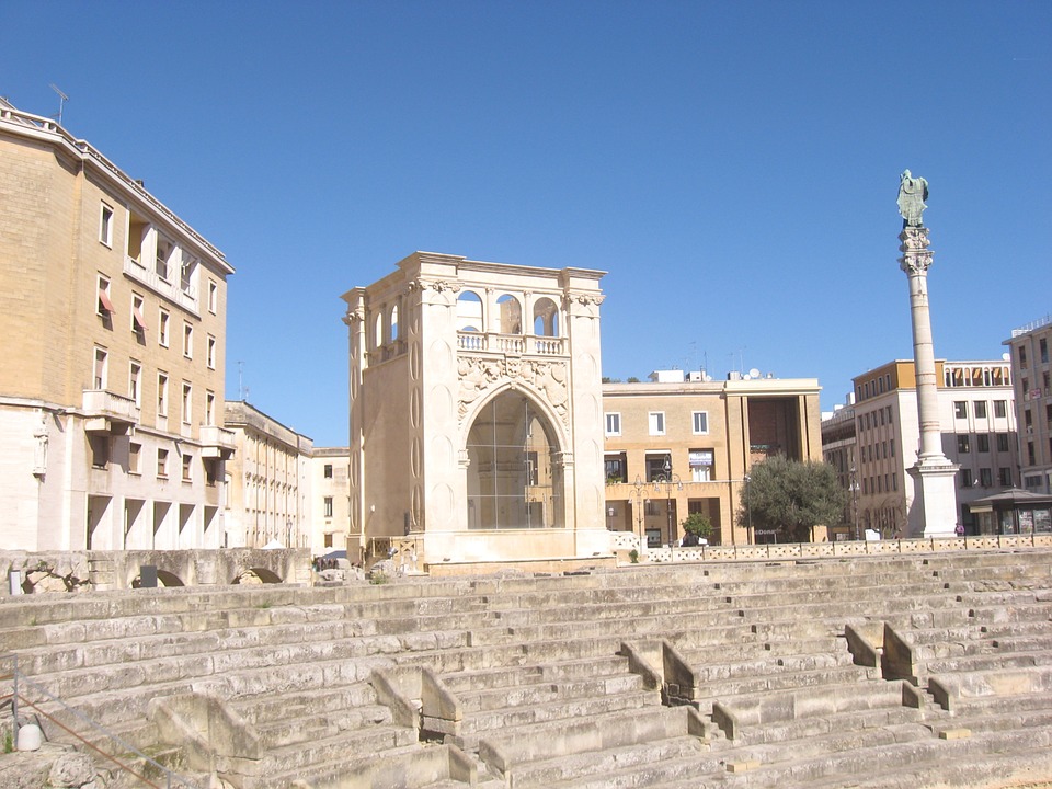 Amphithéâtre romain à Lecce