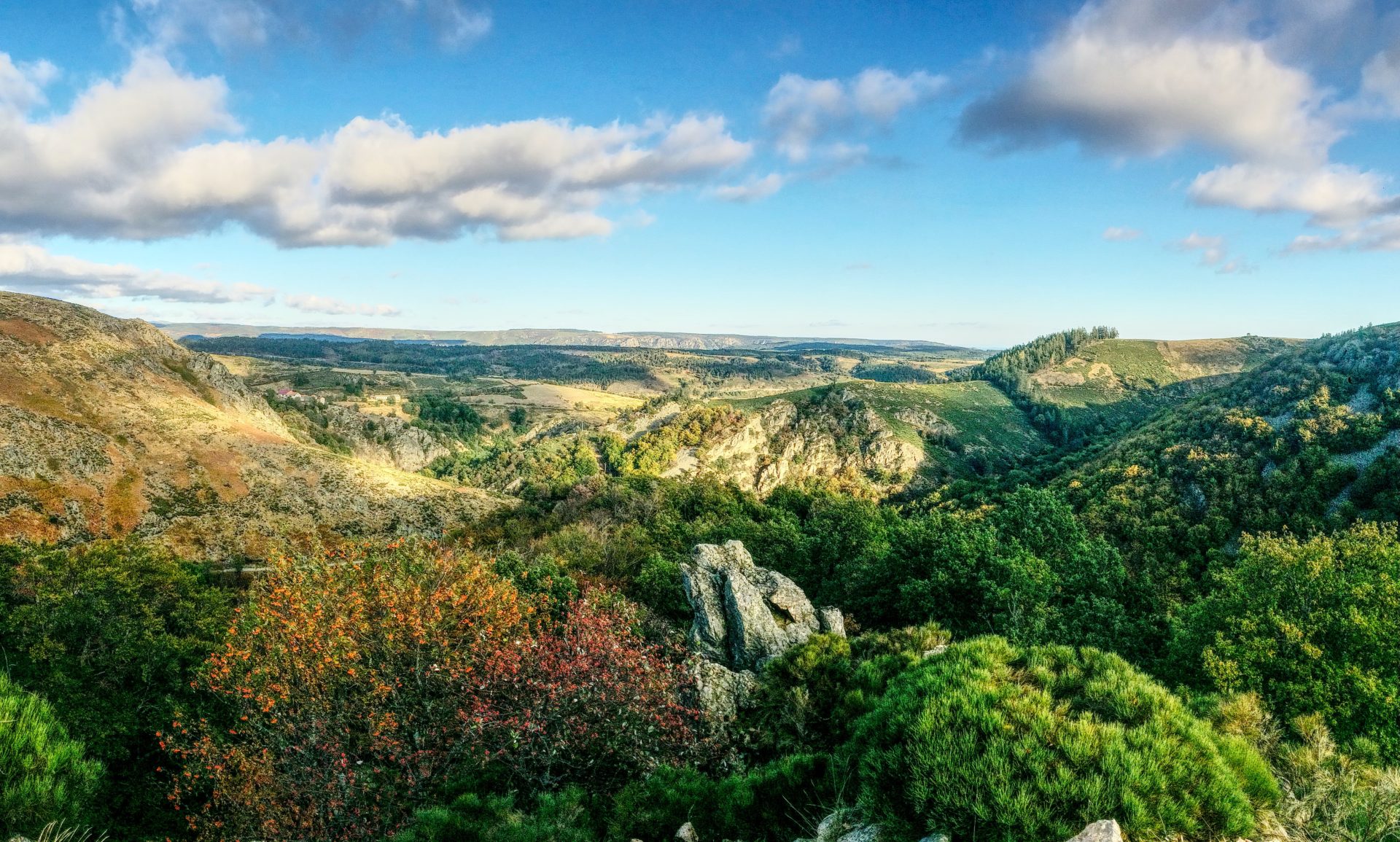 massif montagne en ardeche france