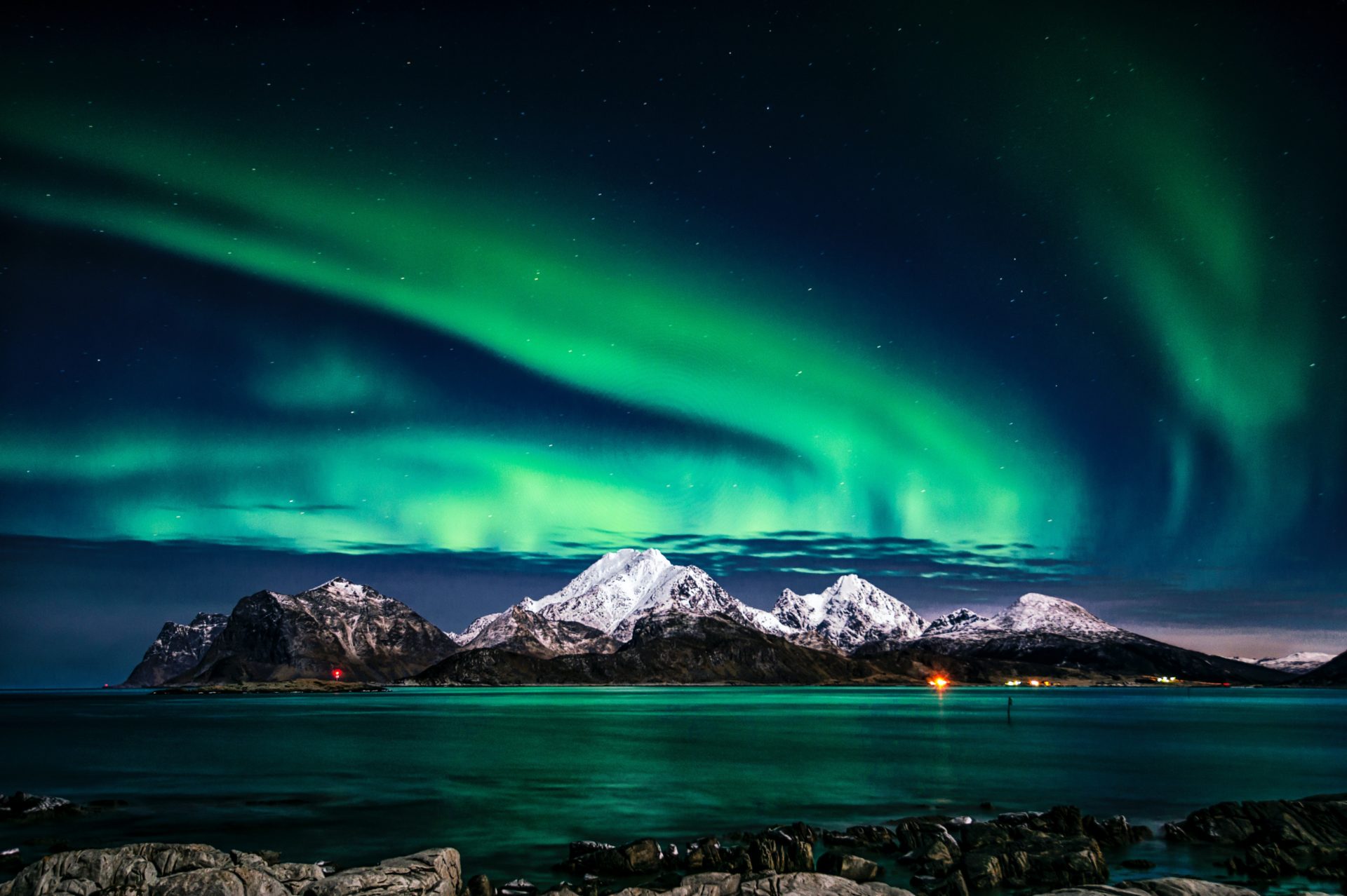 Aurores boréales aux Iles Lofoten