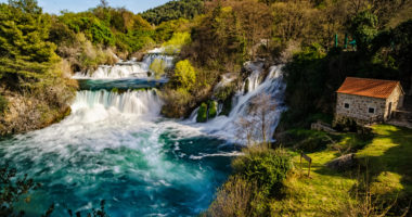 Dalmatie chute d'eau Krka