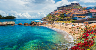 Medieval town of Castelsardo, Province of Sassari, Sardinia, Italy