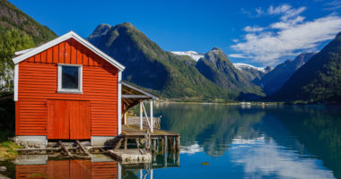 AS_257746644 - Red fishing house