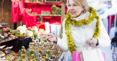 Shopping marché de Noël