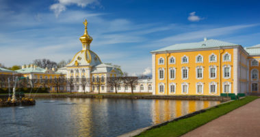 Heraldic corps  in the Grand Peterhof Palace