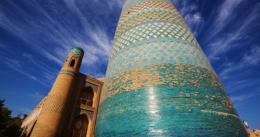 Ancient city of Khiva, Uzbekistan. UNESCO World Heritage